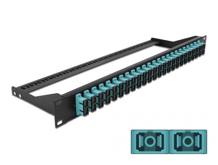 Delock 43395 LWL patch panel 24 portů SC 1 U-0