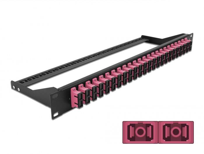 Delock 43396 LWL patch panel 24 portů SC 1 U-1