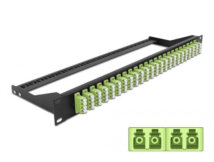 Delock 43404 LWL patch panel 24 portů LC 1 U-0