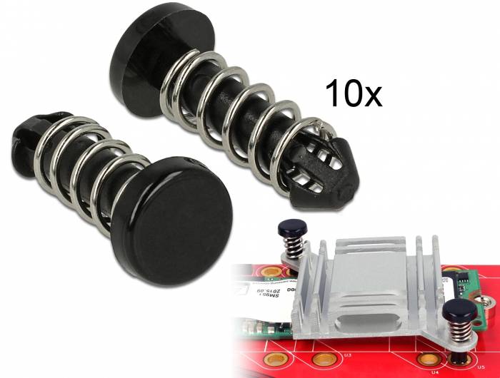Delock 18272 skrutky na PC skrine 10 ks-2
