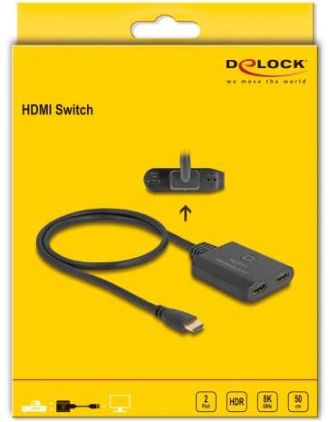 Delock 18645 Prepínač HDMI-4
