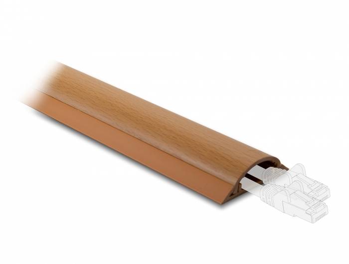 Delock Káblová lišta PVC hnedá (d x š x v) 1 m x 50 mm x 13 mm 1 ks 20731-2