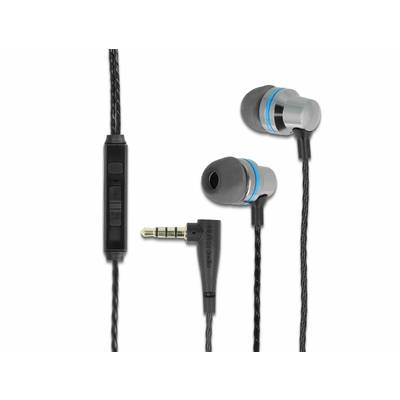 Delock 27183 štupľové slúchadlá (In Ear) káblové, 27183, sivá-0