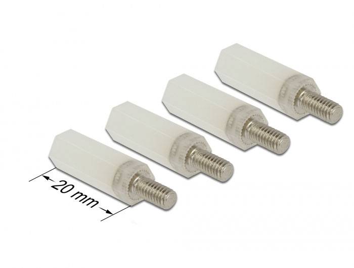 Delock 60240 dištančná skrutka 1 ks-2