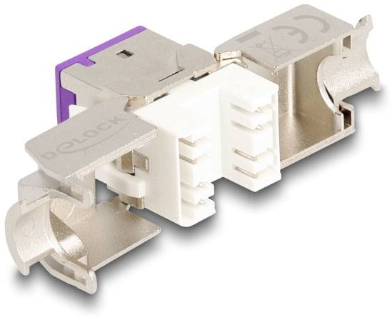 Delock 88121 zabudovaný modul RJ45 Keystone CAT 6A-3