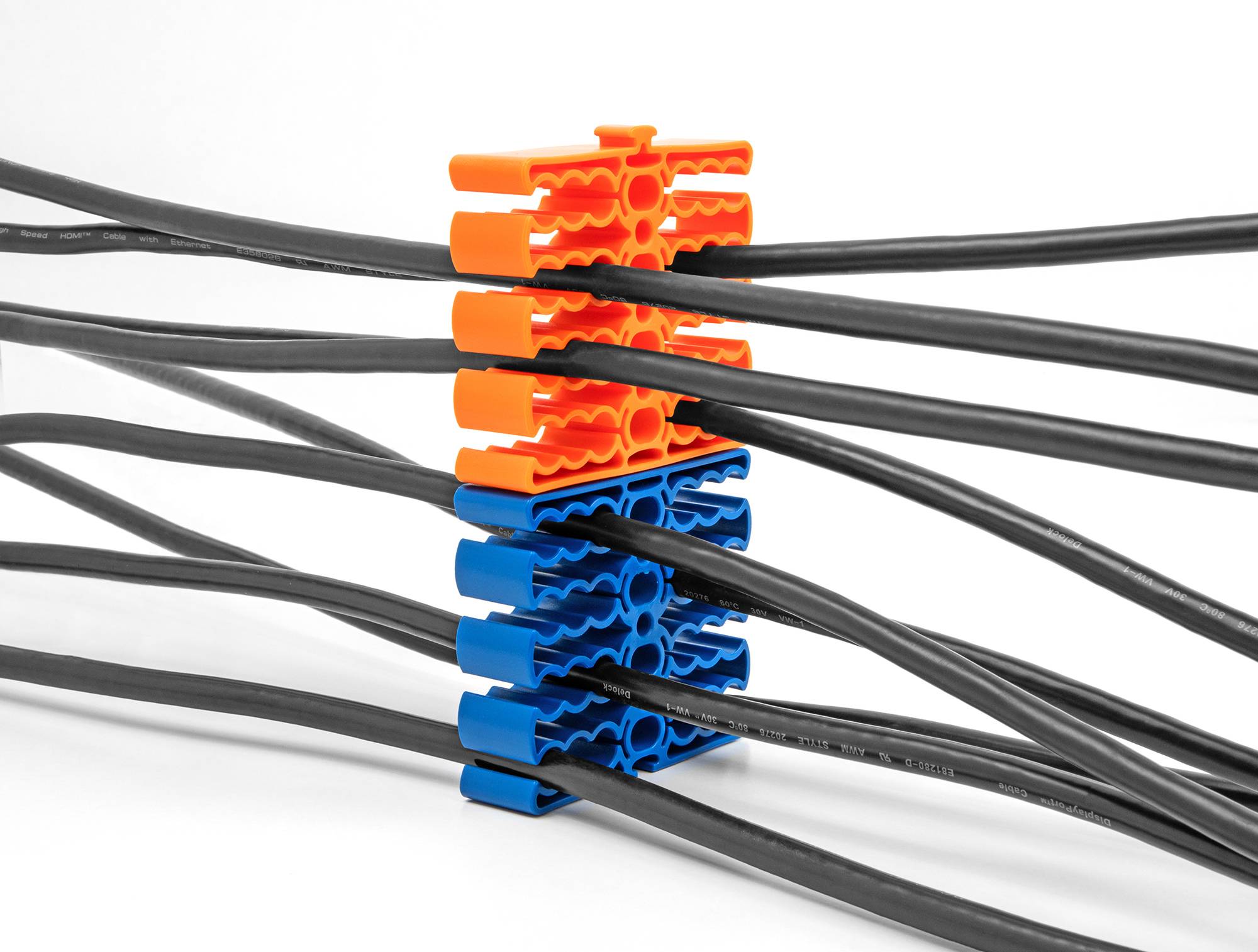 Delock príchytné klipsy kábla plast oranžová 1 ks 66255-4