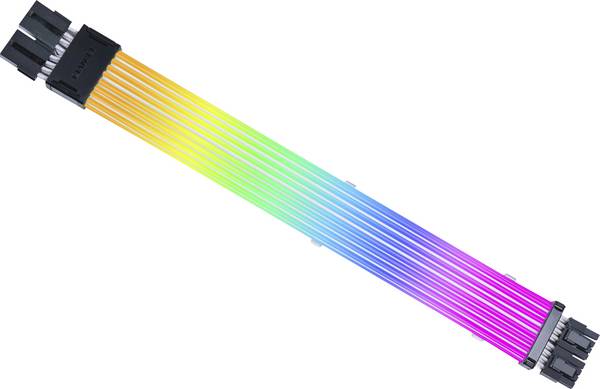 PC vetrák prepojovací kábel [2x  - 2x ] 340 cm viacfarebná Lian Li