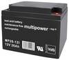 multipower MP26-12I MP26-12I olovený akumulátor 12 V 26 Ah olovený so skleneným rúnom (š x v x h) 166 x 125 x 175 mm póly kontaktu bezúdržbová, nebadateľné vybíjanie, VDS certifikácia