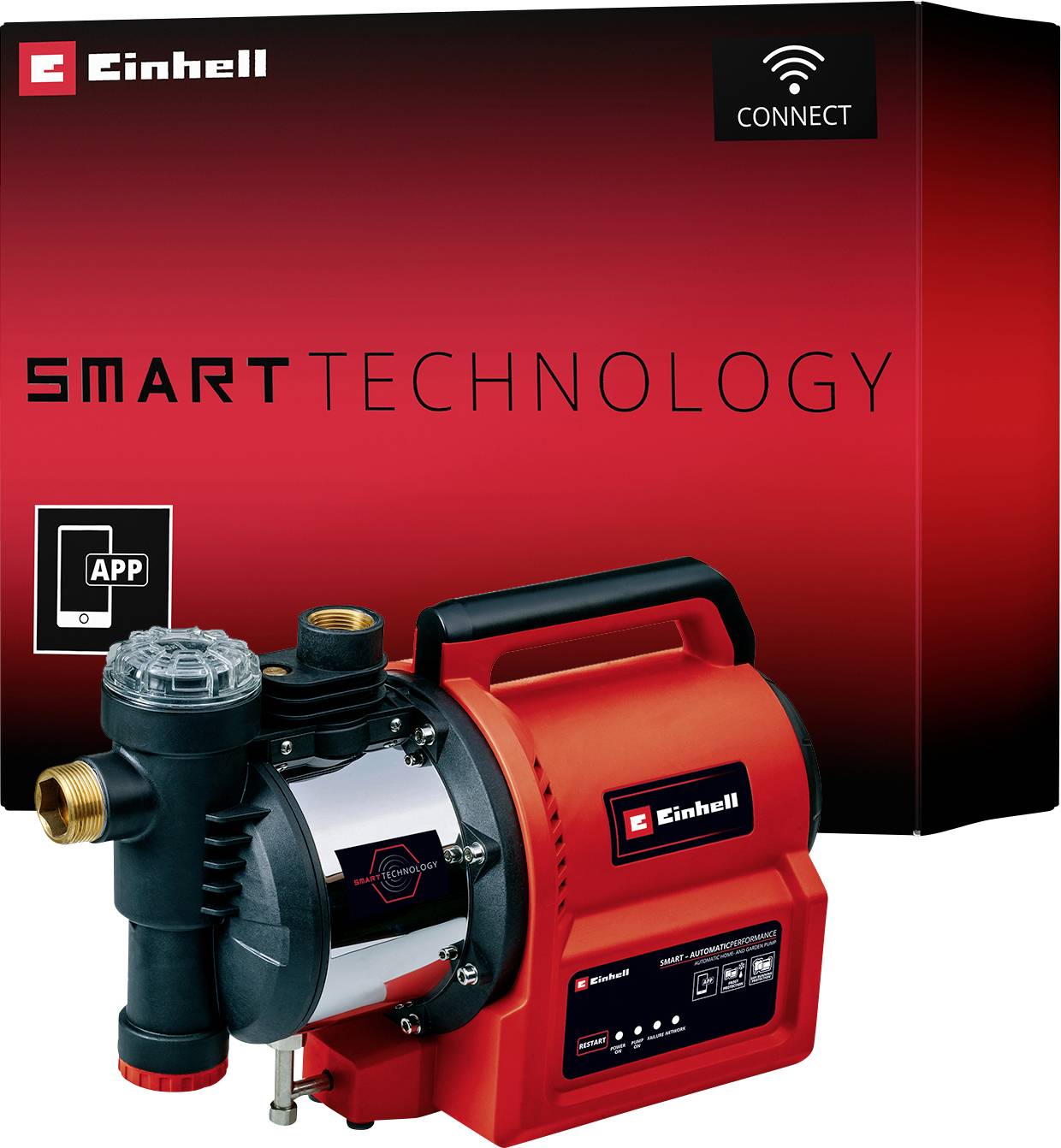 Einhell 4180380 Pompa per casa GE-AW 1144 SMART 230 V 4400 l/h