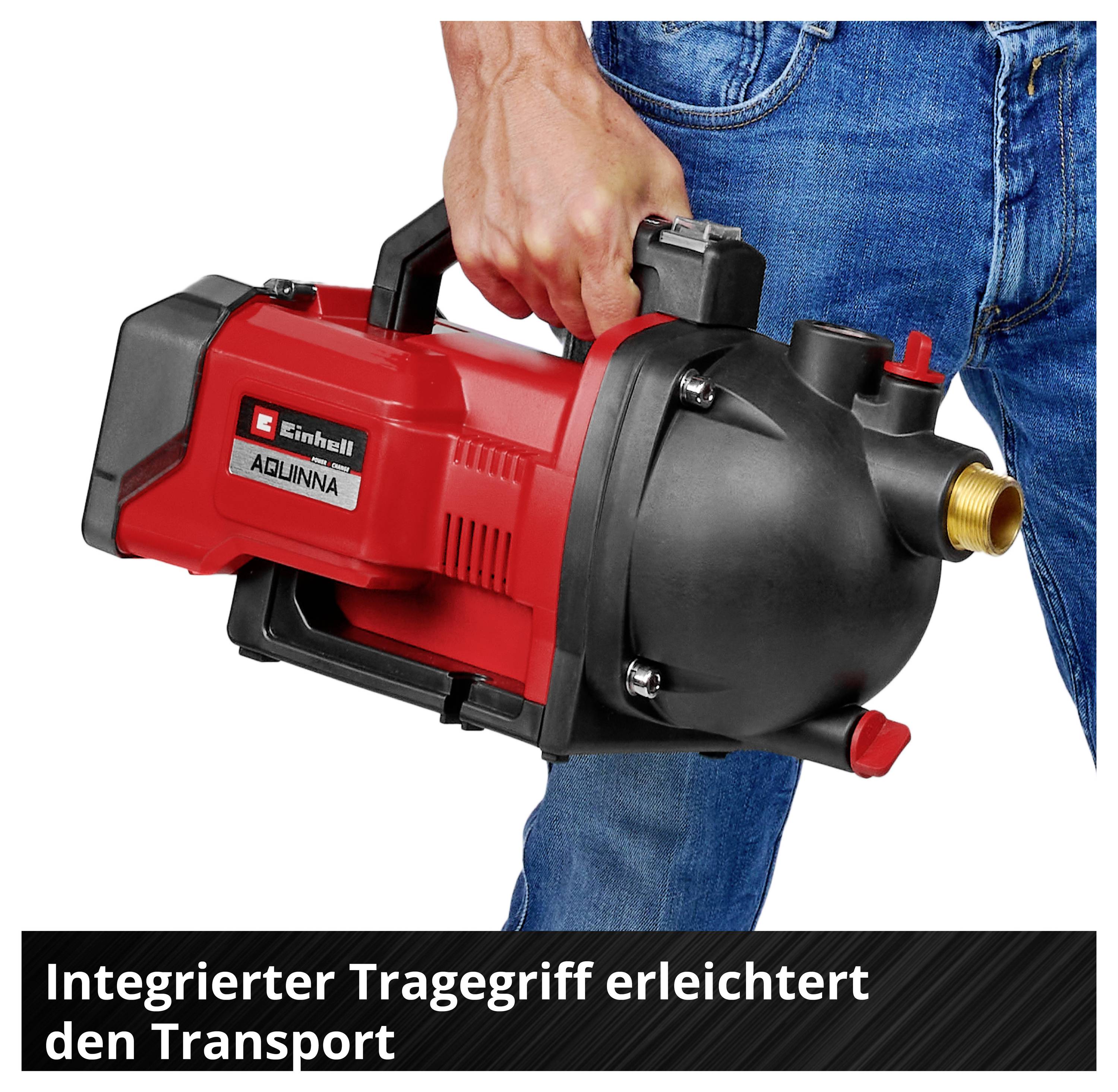Einhell Power X-Change AQUINNA 36/30 Set Záhradné čerpadlo na akumulátory 3000 l/h 26 m-7