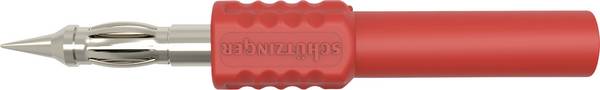 Schützinger PRUEF 9540 / RT merací hrot zásuvka  červená  1 ks