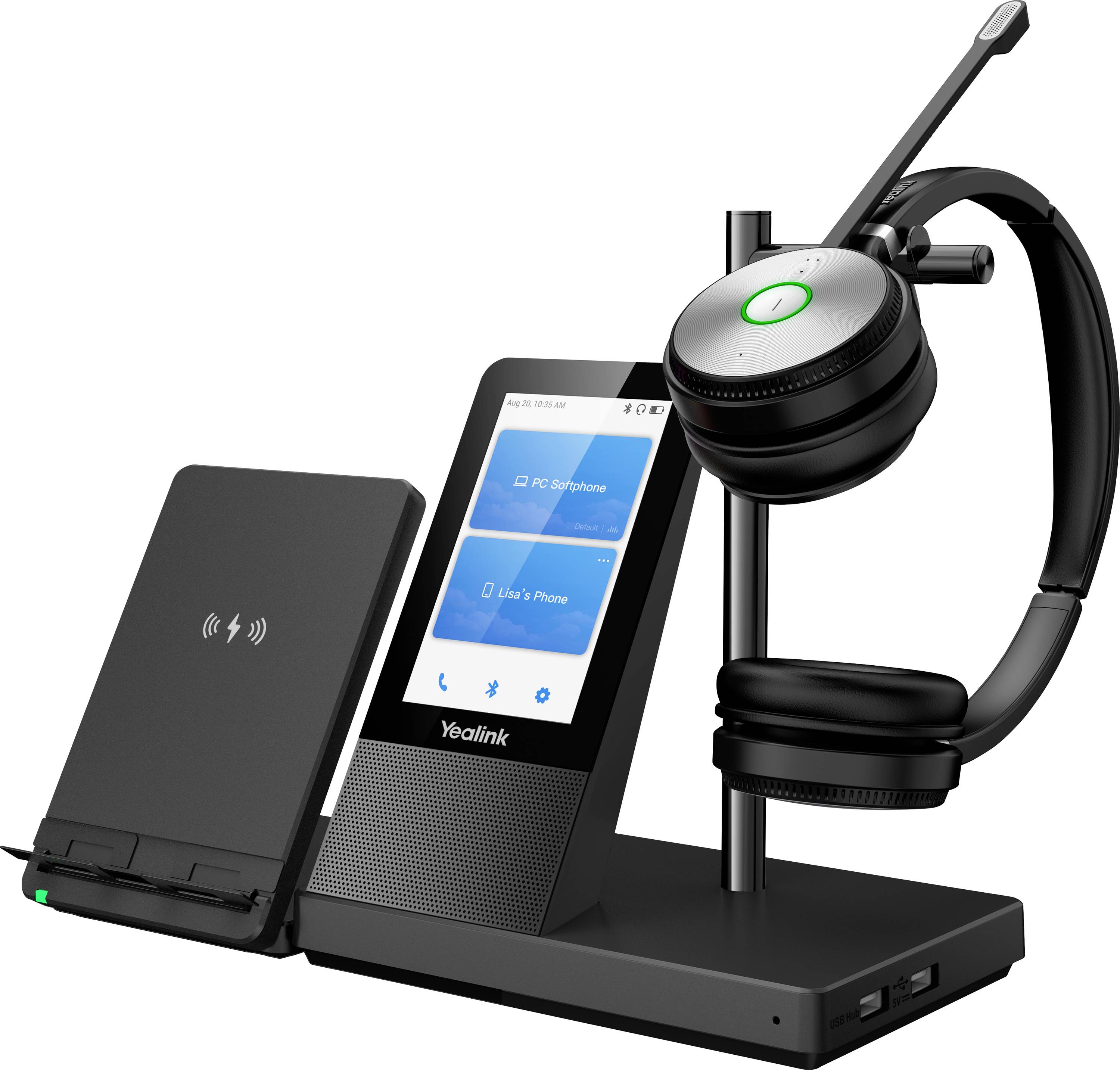 Yealink Yealink DECT Headset WH66 Dual UC Cuffie On Ear Nero