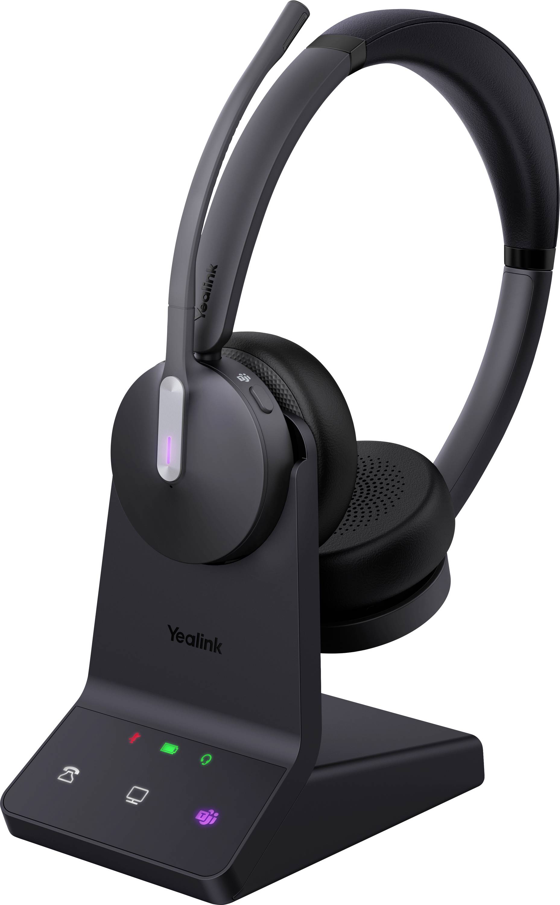 Yealink Yealink WH64 Dual - Headset - On-Ear - DECT / Bluetooth Headset otvorená (On Ear) 1208674, čierna-0