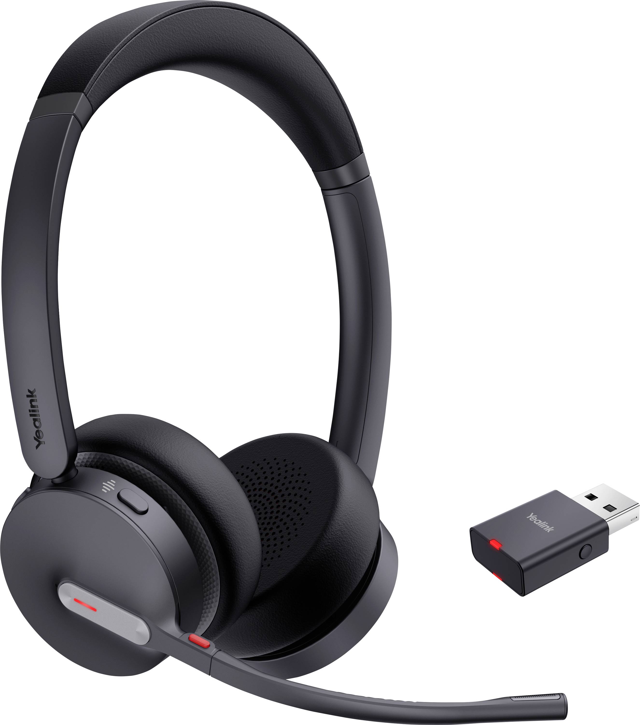 Yealink Yealink Headset WH64 Hybrid Dual UC Headset otvorená (On Ear) bez kábla (108300993), 1208686, stereo, čierna, Re-0