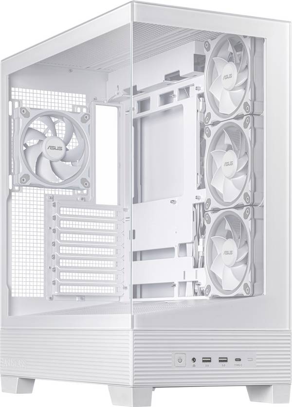 Asus 90DC00R3-B19000 midi tower PC skrinka biela