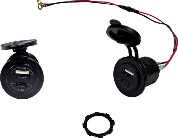 HP Autozubehör Dvojitá vstavaná zásuvka USB+C