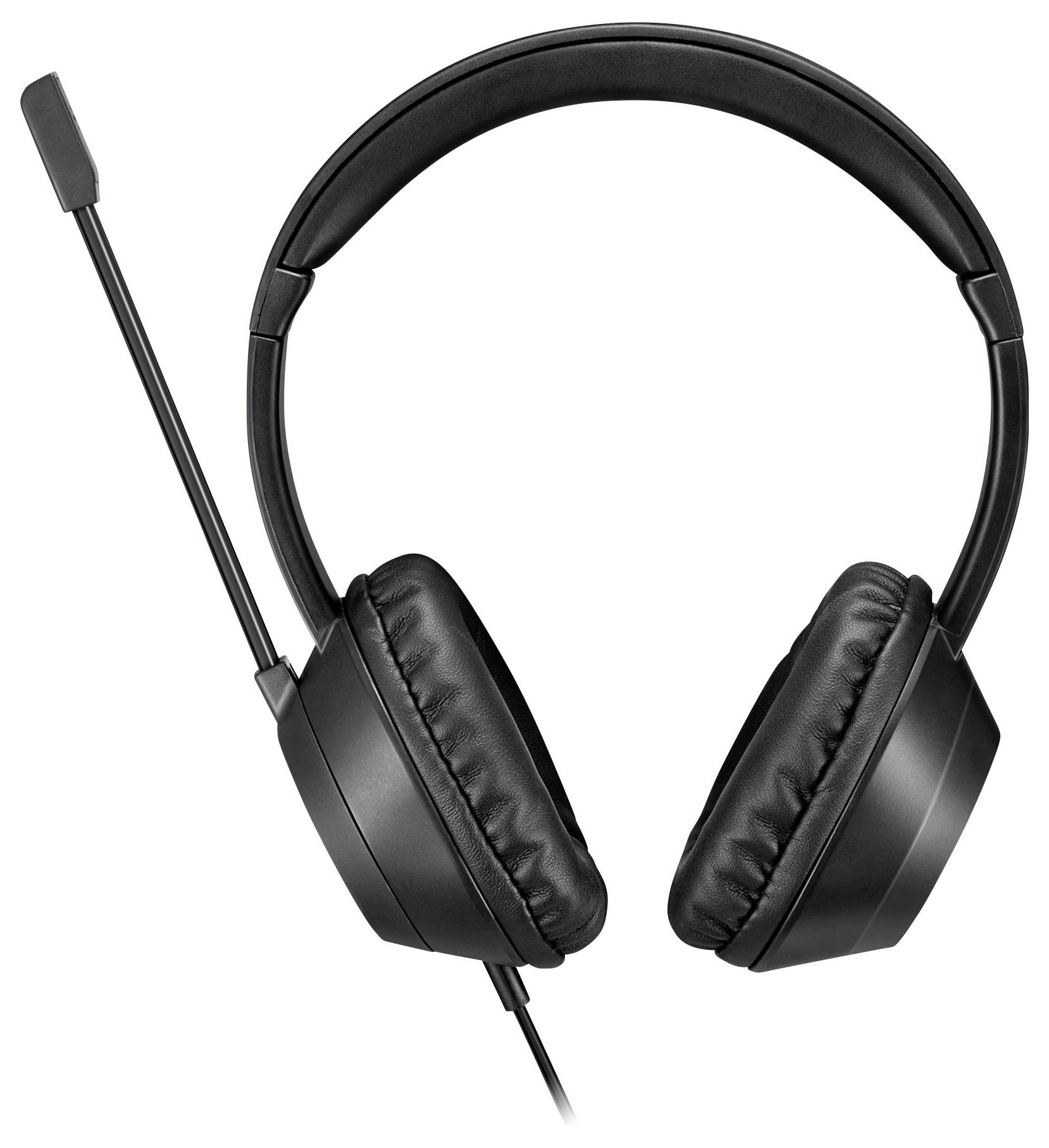Adesso Xtream P7 AI Copilot Headset Headset otvorená (On Ear) káblové, XtreamP7, stereo, čierna melírovaná-2