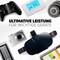Reklamný obraz zobrazuje rôzne elektronické zariadenia, ako je fotoaparát, diaľkový ovládač a termostat, s textom 'ULTIMÁTNY VÝKON PRE KĽÚČOVÉ ZARIADENIA'.