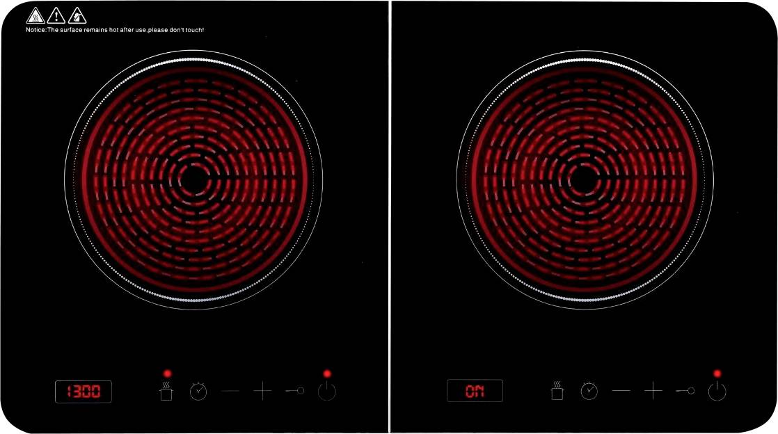 Alpina Switzerland 871125218303 871125218303 Piastra a induzione Spia luminosa, Protezione da surriscaldamento