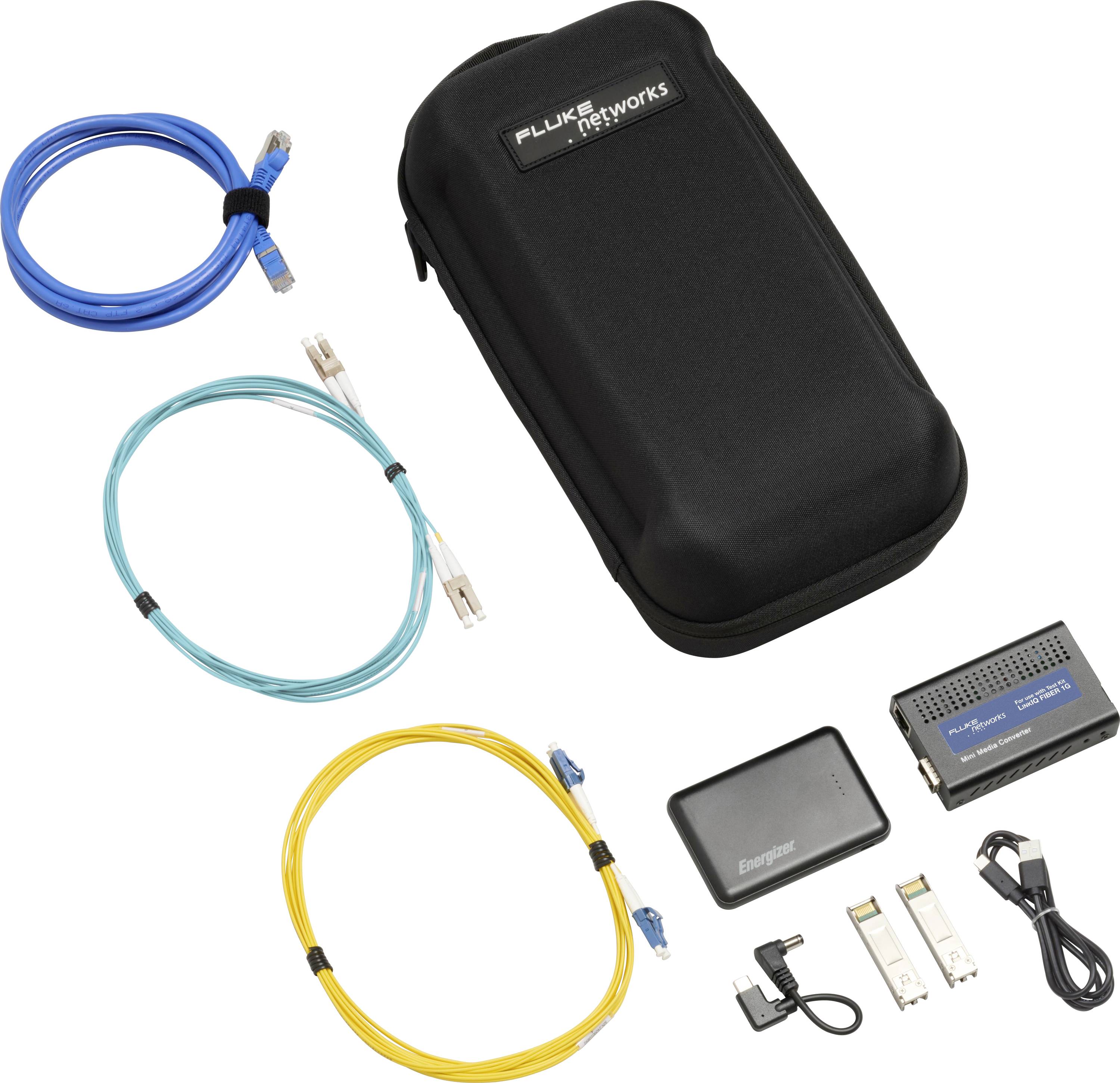 Fluke Networks FMC-1G Convertitore multimediale in fibra ottica Adatto per (Specifiche di rete (CAT)): Fibra di vetro;, 1 Gbit/s