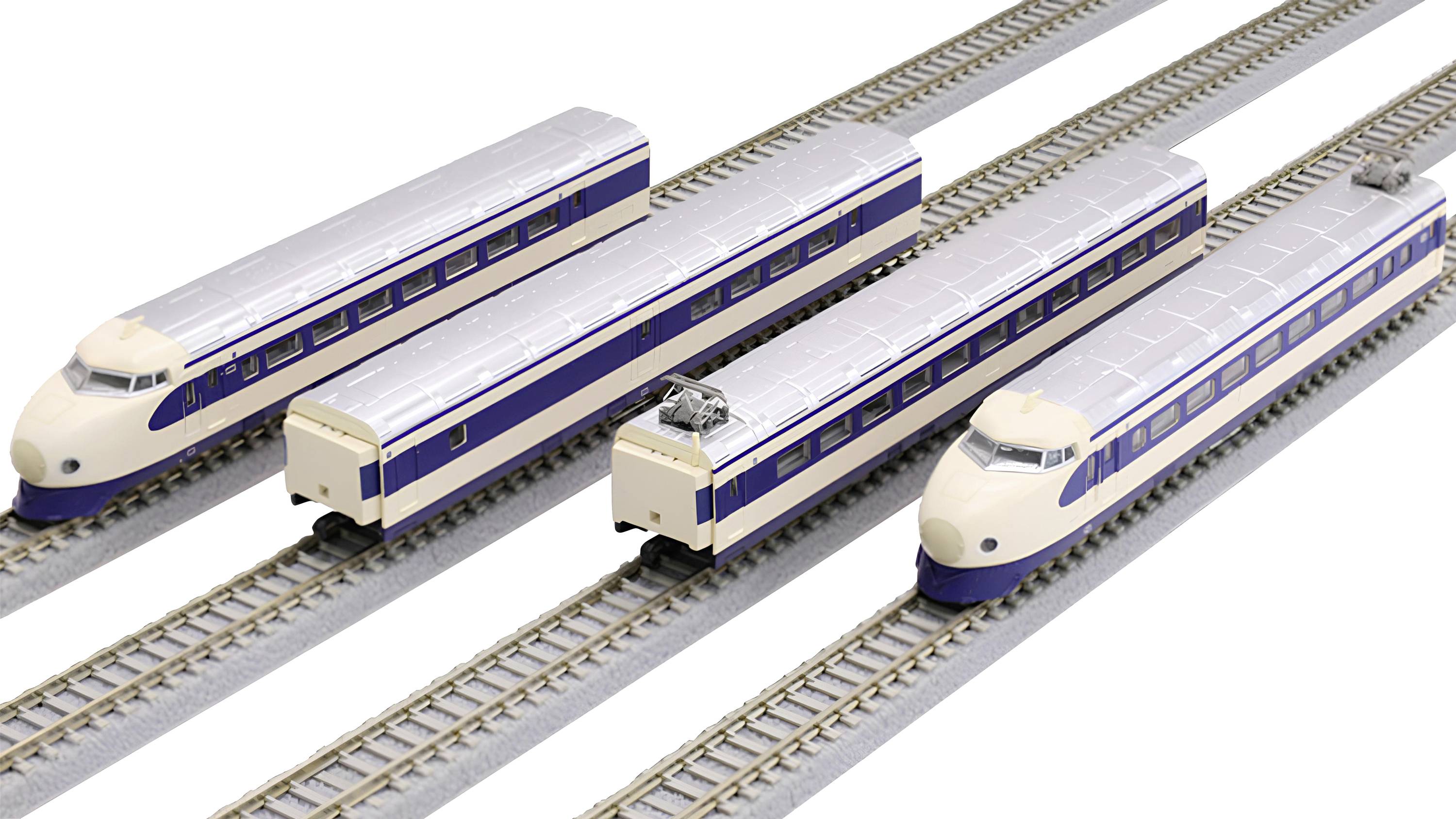 Rokuhan T020-2 Z 4-delige basisset Shinkansen serie 0 &bdquo;HIKARI&rdquo;