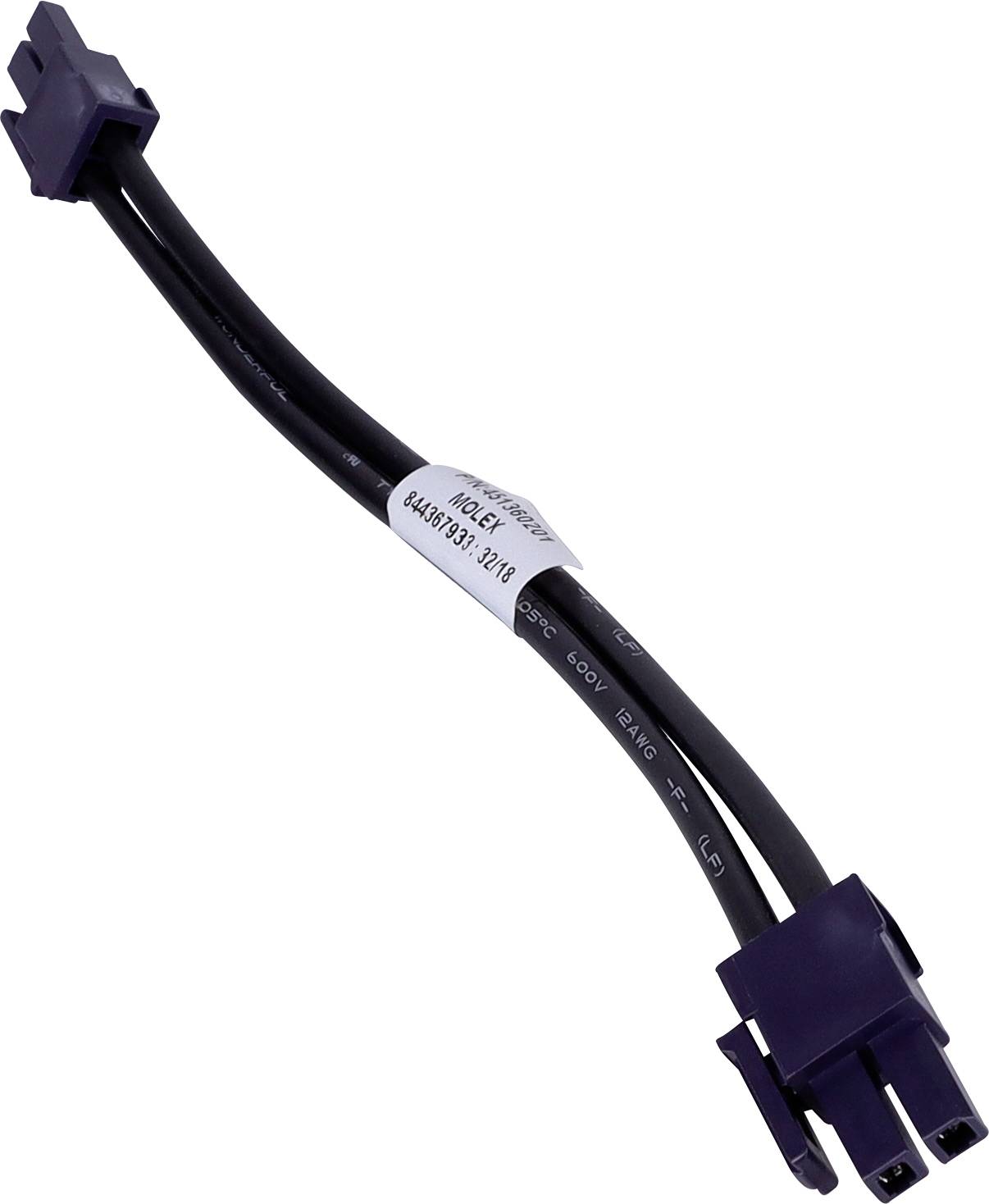 Molex 45136-0201 Male header (standaard) Inhoud: 1 stuk(s) Bulk