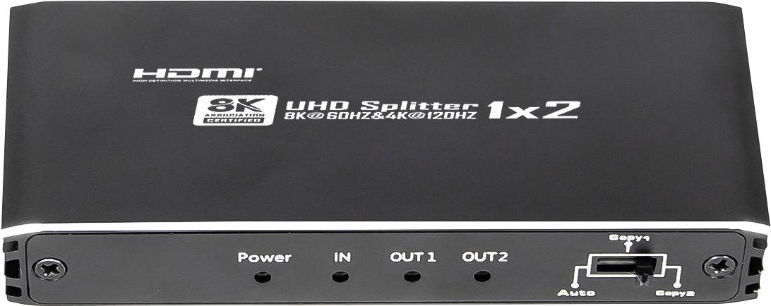 My Wall 8K HDMI® Splitter 1 in 2 out Distributore, splitter HDMI