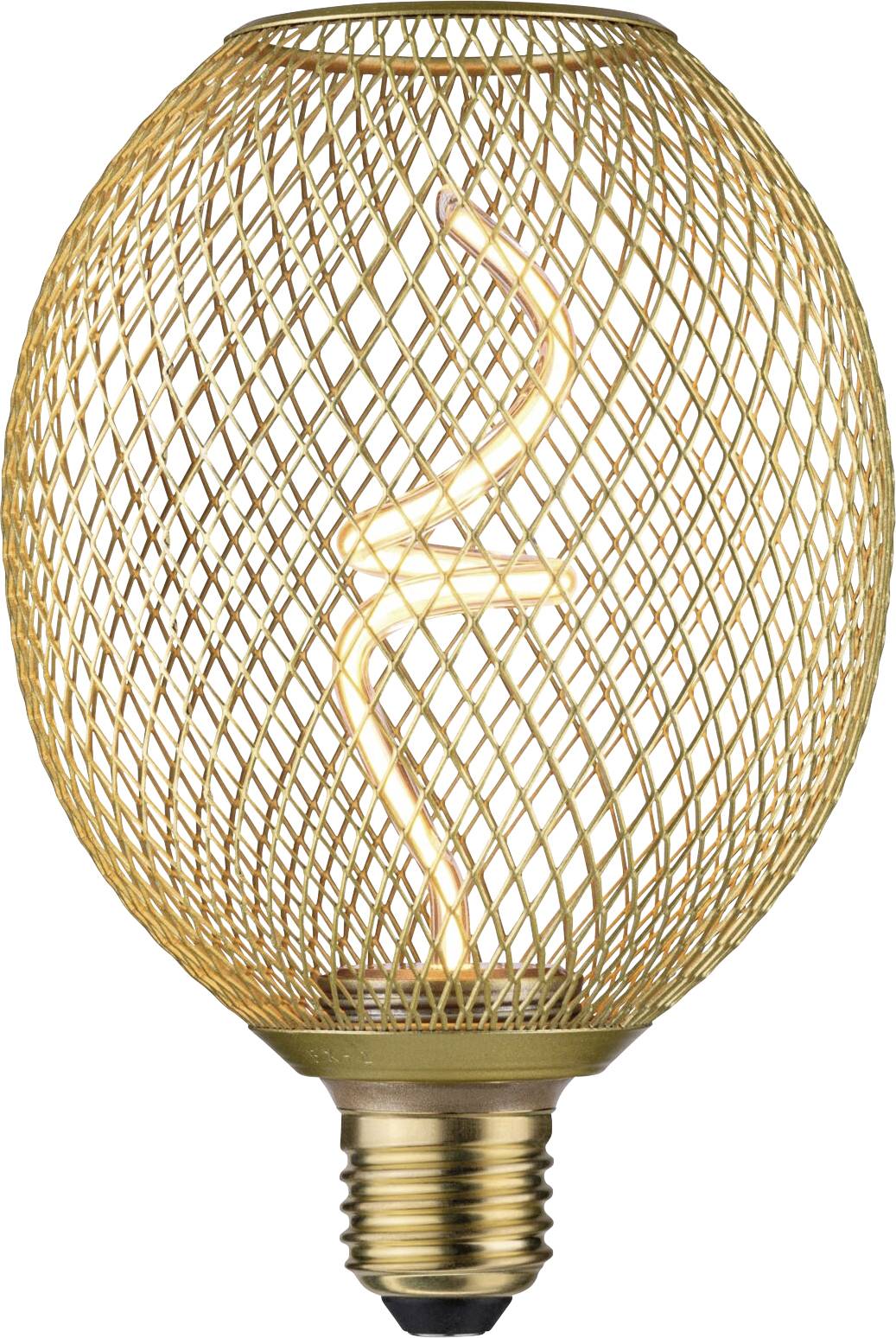 Paulmann Led-Leuchtmittel "Metallic Glow Standard 230V Led Globe Dimmbar Messing" E27 1 Stk.