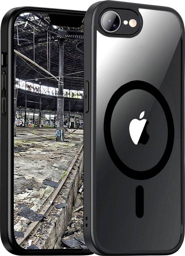 JT Berlin Pankow Hybrid MagSafe zadný kryt na mobil Apple iPhone 17e, iPhone 16e čierna, priehľadná
