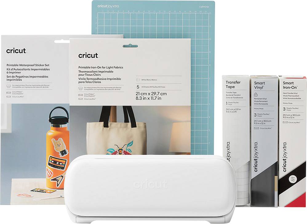 Cricut Joy Xtra Starter Bundle Kit di progettazione per plotter di taglio Larghezza di taglio 21.6 cm
