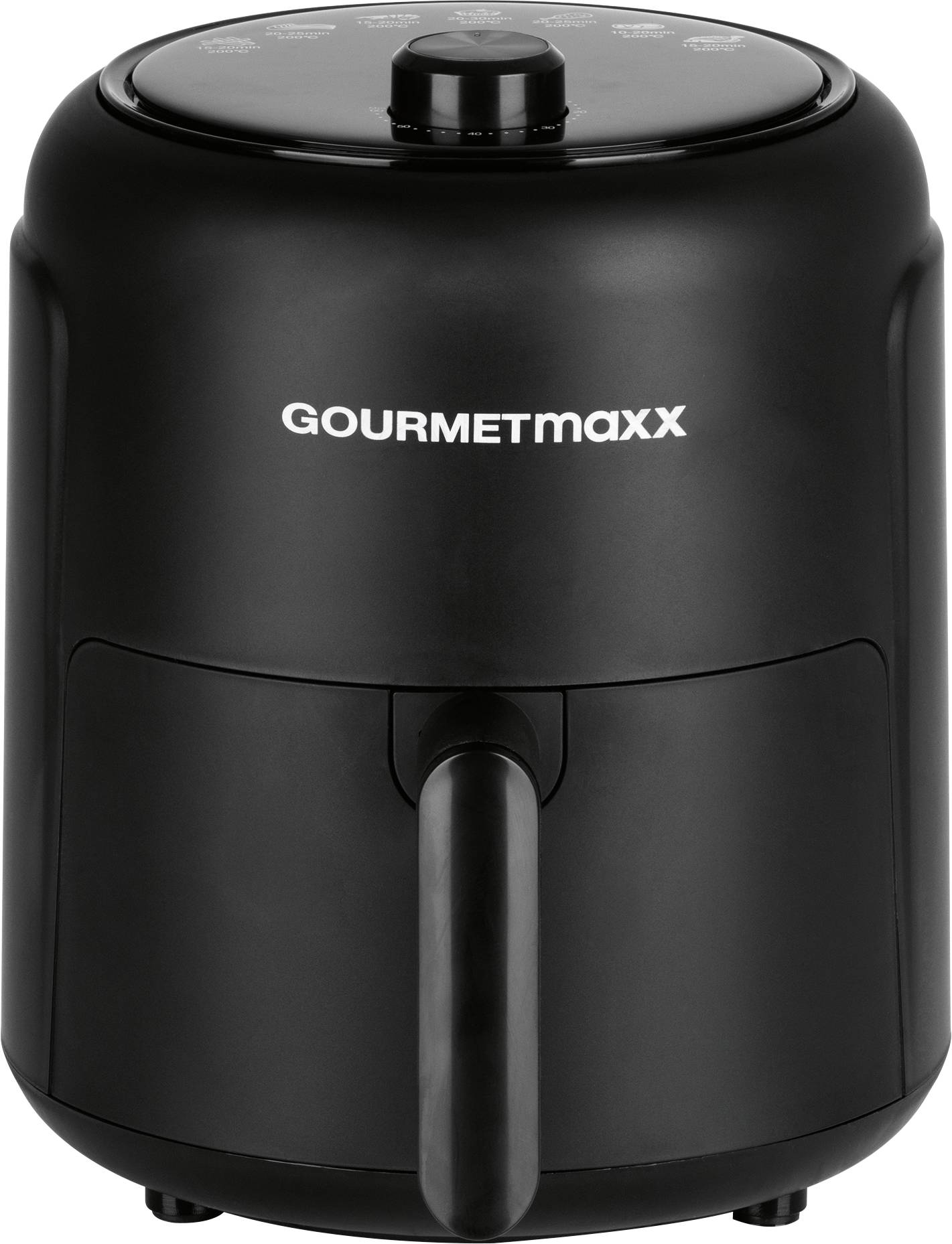 GourmetMaxx Heißluft-Fritteuse 2,3l 1000W schwarz Friggitrice ad aria calda 1000 W Nero