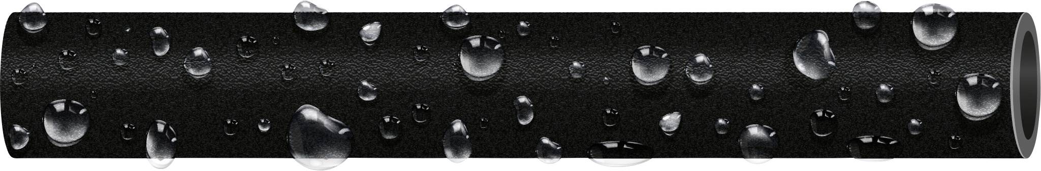 Hozelock 100-101-242 12.5 mm Metervare Sort Porøs slange