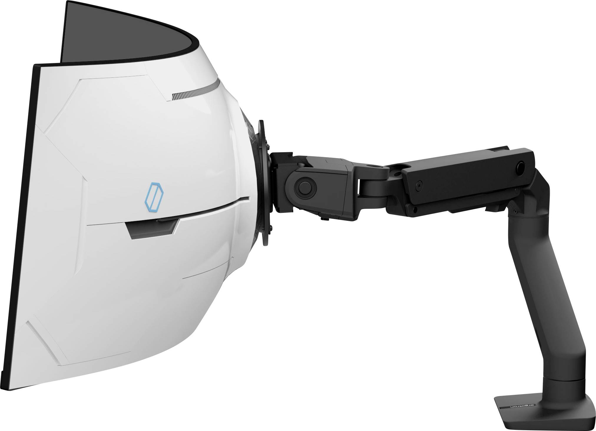 Ergotron 45-693-224 Supporto da tavolo per TV 144,8 cm (57) Regolabile in altezza, Inclinabile