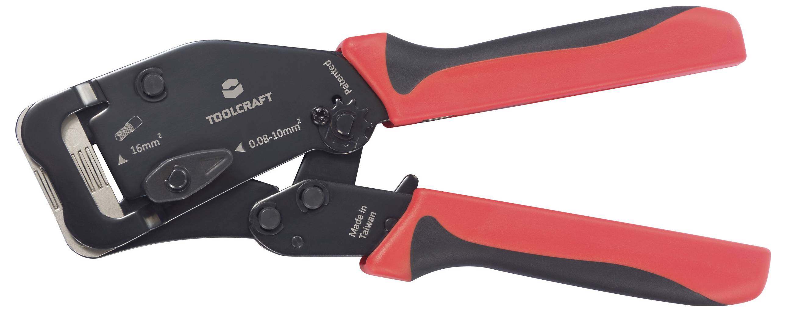 TOOLCRAFT TO-10191291 krimpovacie kliešte dutiny na káble, 0.08 do 16 mm²-1