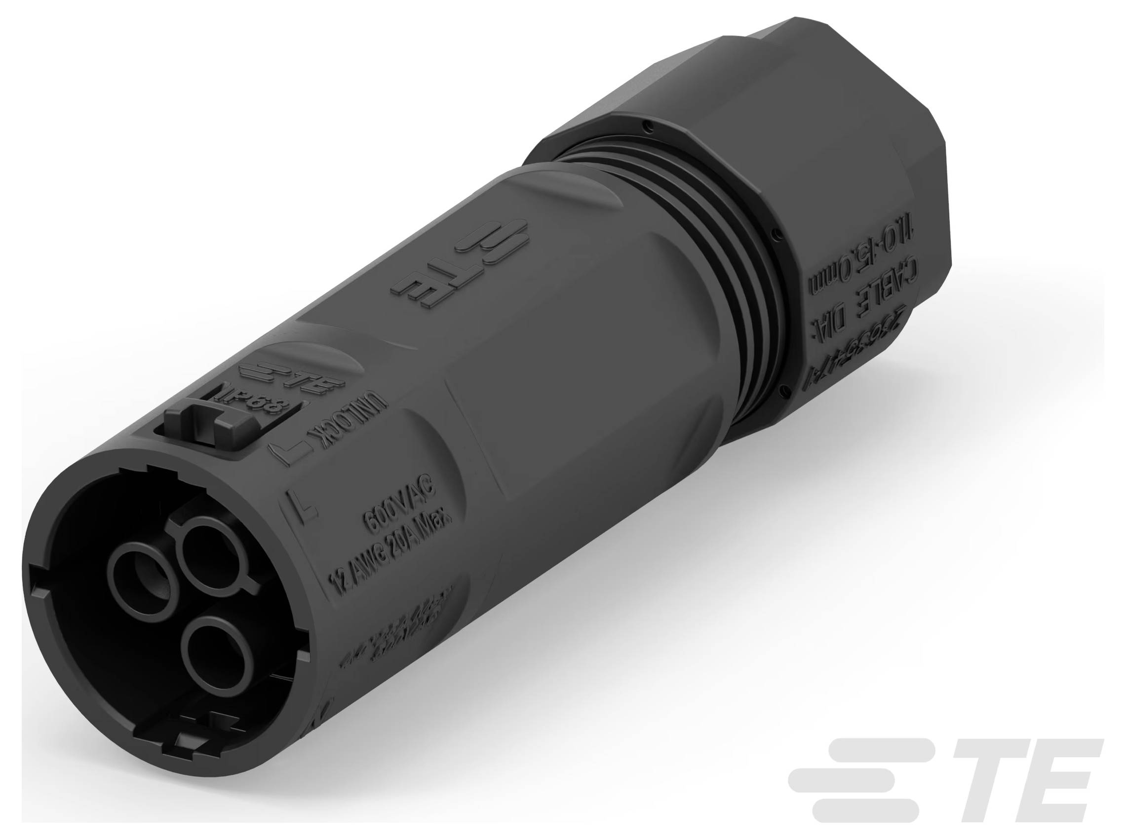 TE Connectivity 2379237-1 Ronde connector Totaal aantal polen: 3 Bag 1 stuk(s)