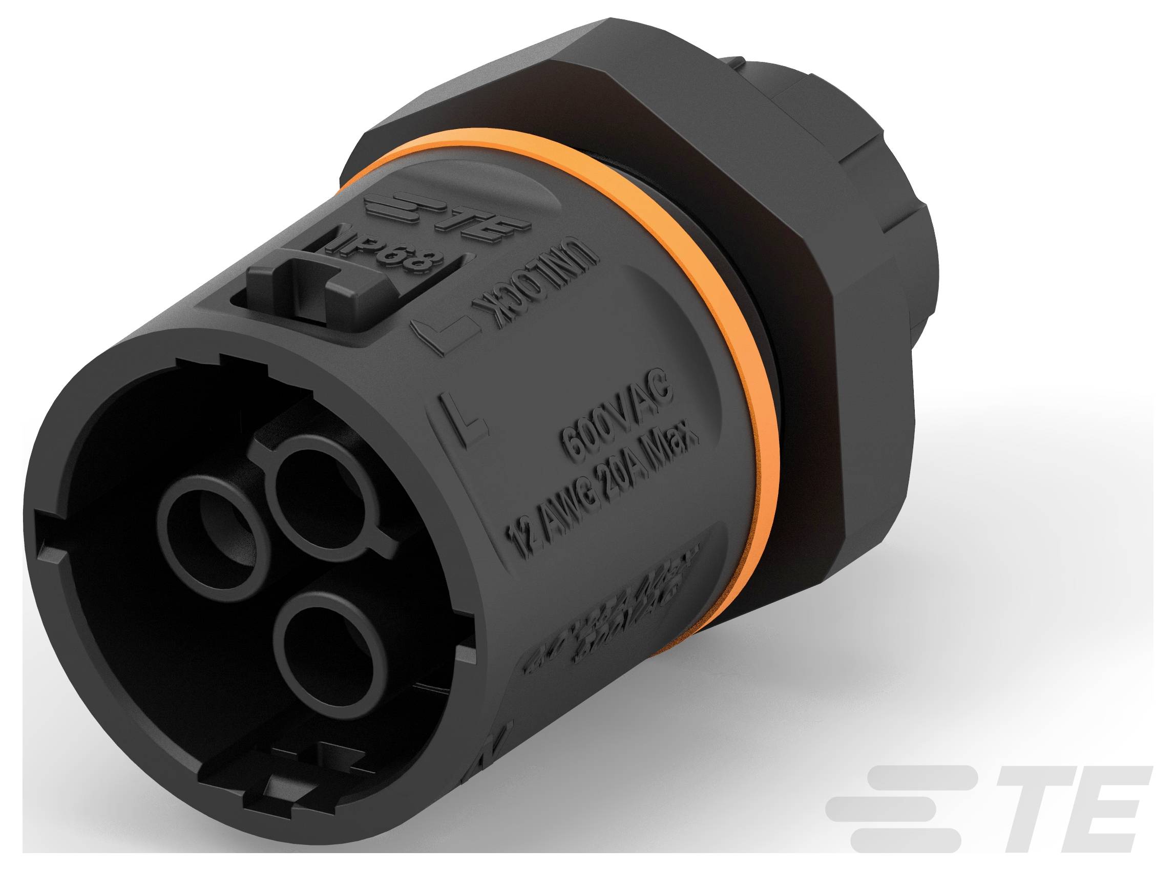 TE Connectivity 2359422-1 Ronde connector Totaal aantal polen: 3 Bag 1 stuk(s)