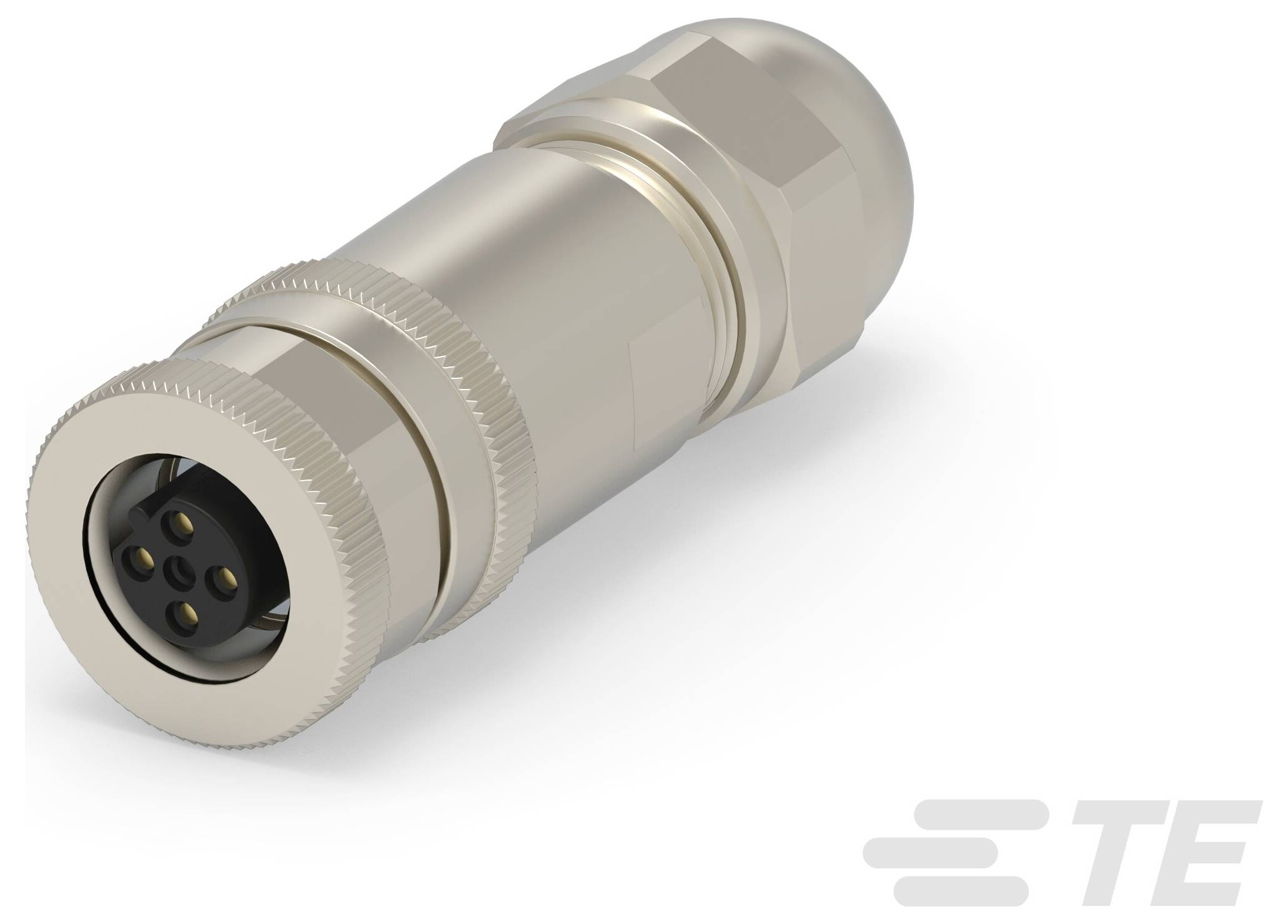 TE Connectivity T4110412041-000 Ronde connector Totaal aantal polen: 4 Bag 1 stuk(s)