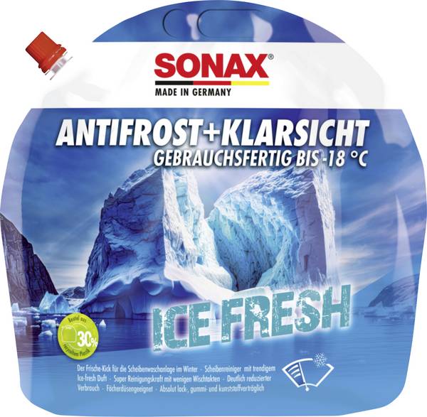 Sonax AntiFrost+KlarSicht Ice-fresh 133495 ochrana skiel proti mrazu  3 l