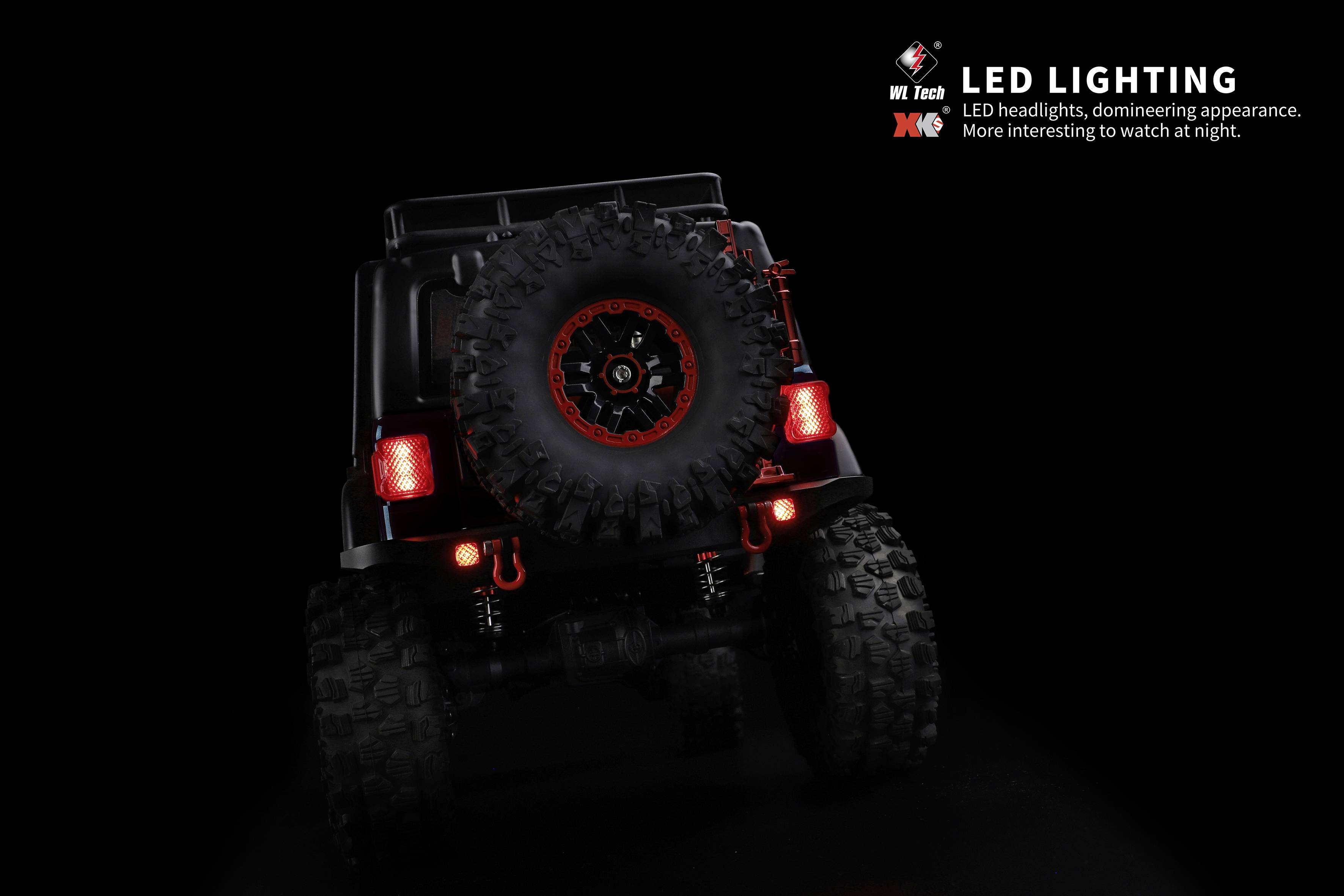 WL Toy modrá (metalíza) komutátorový 1:10 RC model auta elektrický crawler 4WD (4x4) RtR 2,4 GHz vr. akumulátorov a nabí-13