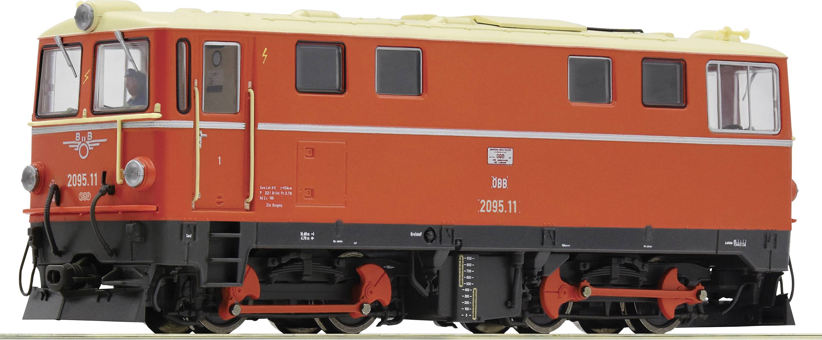 Roco 7540005 H0e diesellocomotief 2095.11 van de &Ouml;BB
