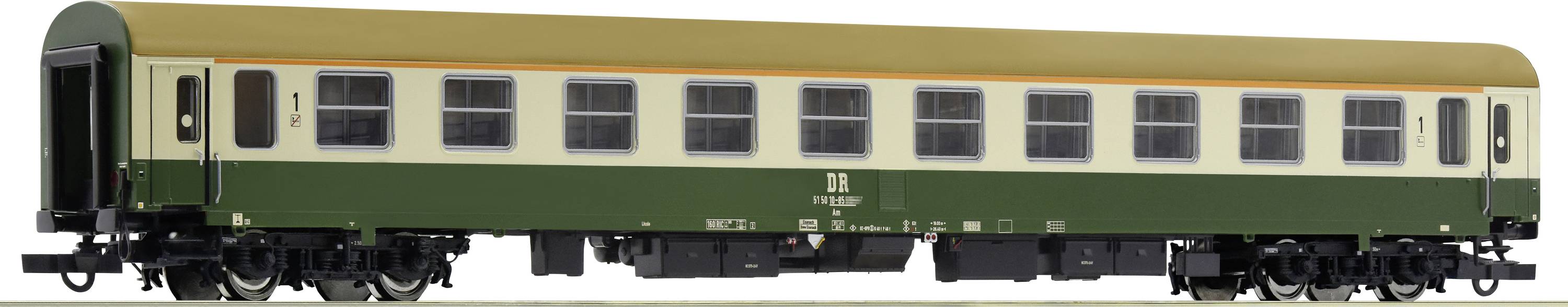 Roco 6200114 H0 sneltreinrijtuig 1e klas van de DR 1e klas