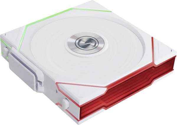 Lian Li Lian Li UNI FAN TL Wireless Lüfter, ARGB, PWM - 120 mm, weiß PC vetrák s krytom viacfarebná (š x v x h) 120 x 28 x 124 mm vr. ovládanie RGB osvetlenie