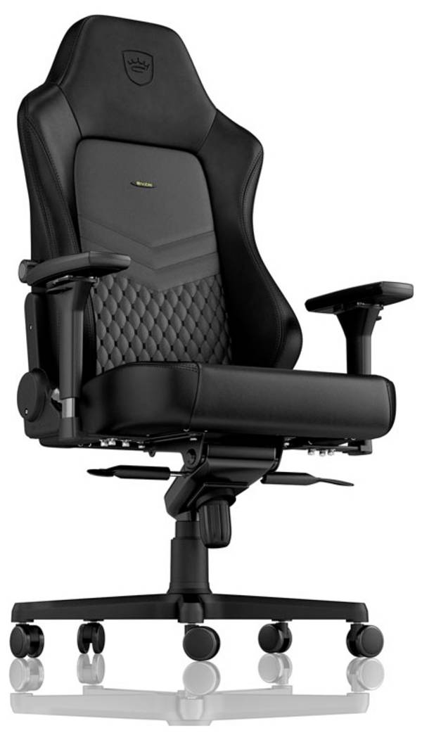 Noblechairs noblechairs HERO Echtleder Gaming Stuhl - schwarz/schwarz herné stoličky čierna