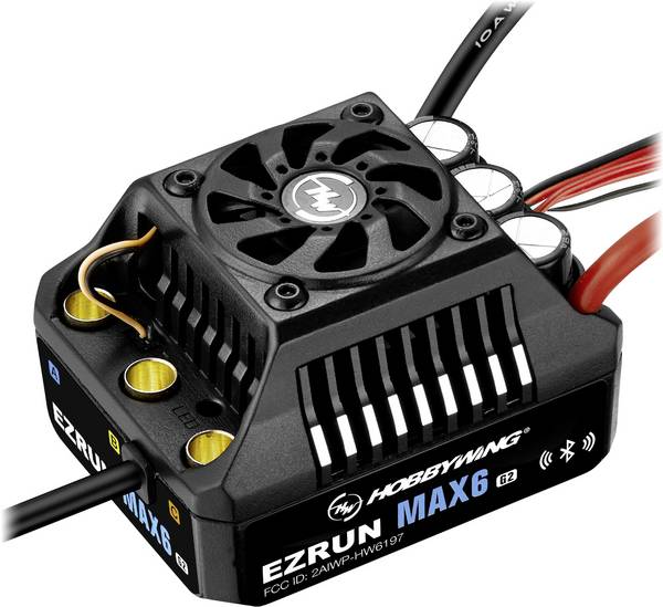 Hobbywing Ezrun MAX6 G2 auto Brushless Zaťažiteľnosť (max.): 1200 A Limit motora (otáčky): 5690