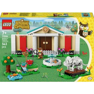 LEGO súprava 'Animal Crossing: Zbierka múzea Blathersa', pre deti od 7 rokov, 543 dielikov, zahŕňajúca múzeum, postavičky a scenic detaily.