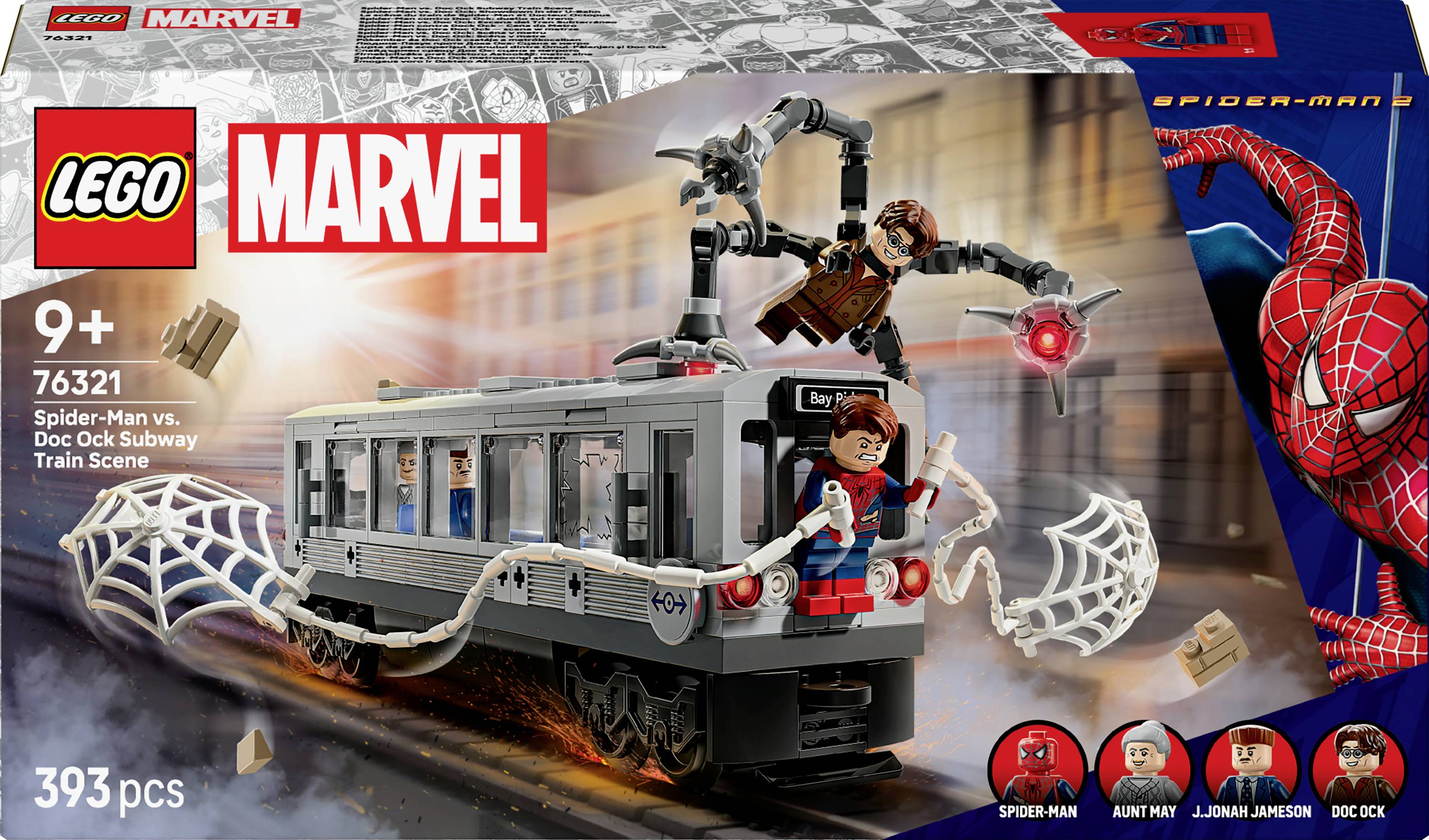 Lego Marvel Super Heroes 76321 Spider-Man and Doctor Octopus Train Scene 2