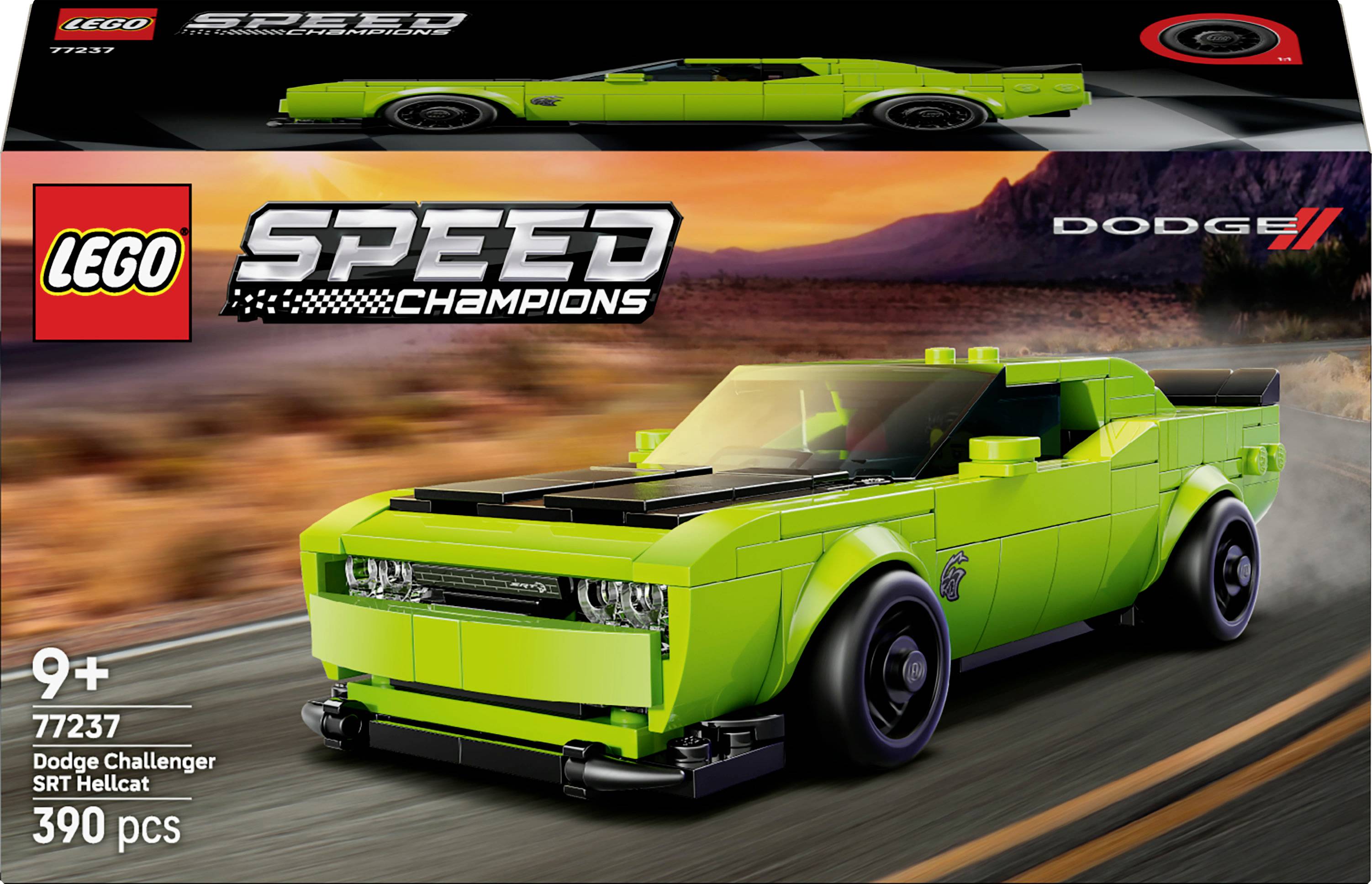 Lego Speed Champions Sportsbilen Dodge Challenger SRT Hellcat 77237 3