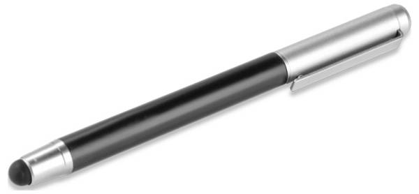 4Smarts 4smarts Eingabestift 2in1 schwarz, Stylu dotykové pero   čierna