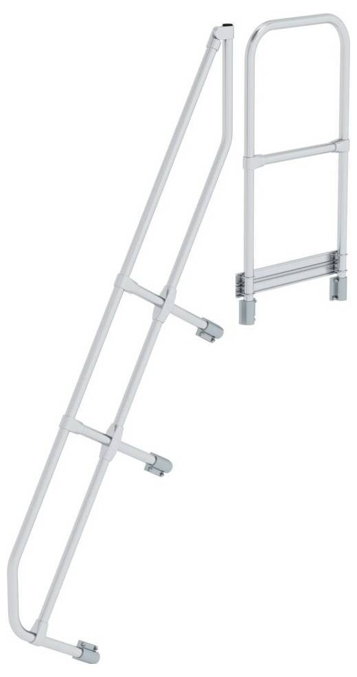 Biely, skladací rám postele s viacerými priečnymi výstuhami a úchytmi, navrhnutý pre zvýšenú bezpečnosť a oporu v posteli.