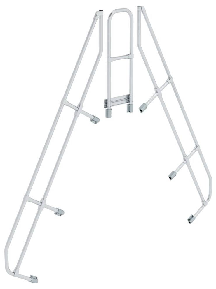 Kovová konštrukcia v tvare A s priečne prepojenými tyčami, pravdepodobne akýsi druh podpory alebo držiaka.